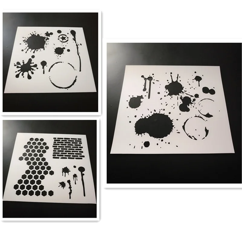 Ink Coffee Splotch Stencils for DIY Scrapbooking,Stamp,Background stencils for set of 3
Ink Coffee Splotch Stencils for DIY Scrapbooking,Stamp,Background stencils for set of 3