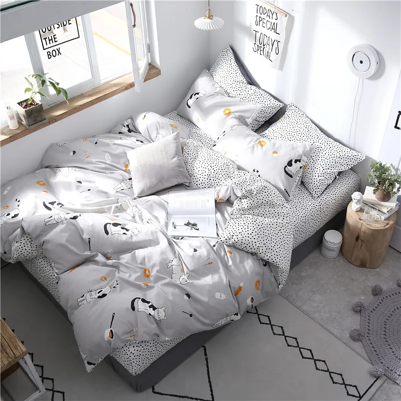 Cotton Pug Bedding Cartoon Style Fashion Bedding Bed Linen Bed Sheet Duvet Cover Pillowcase 3/4pcs Bedding Sets/Queen/King Size
Cotton Pug Bedding Cartoon Style Fashion Bedding Bed Linen Bed Sheet Duvet Cover Pillowcase 3/4pcs Bedding Sets/Queen/King Size
