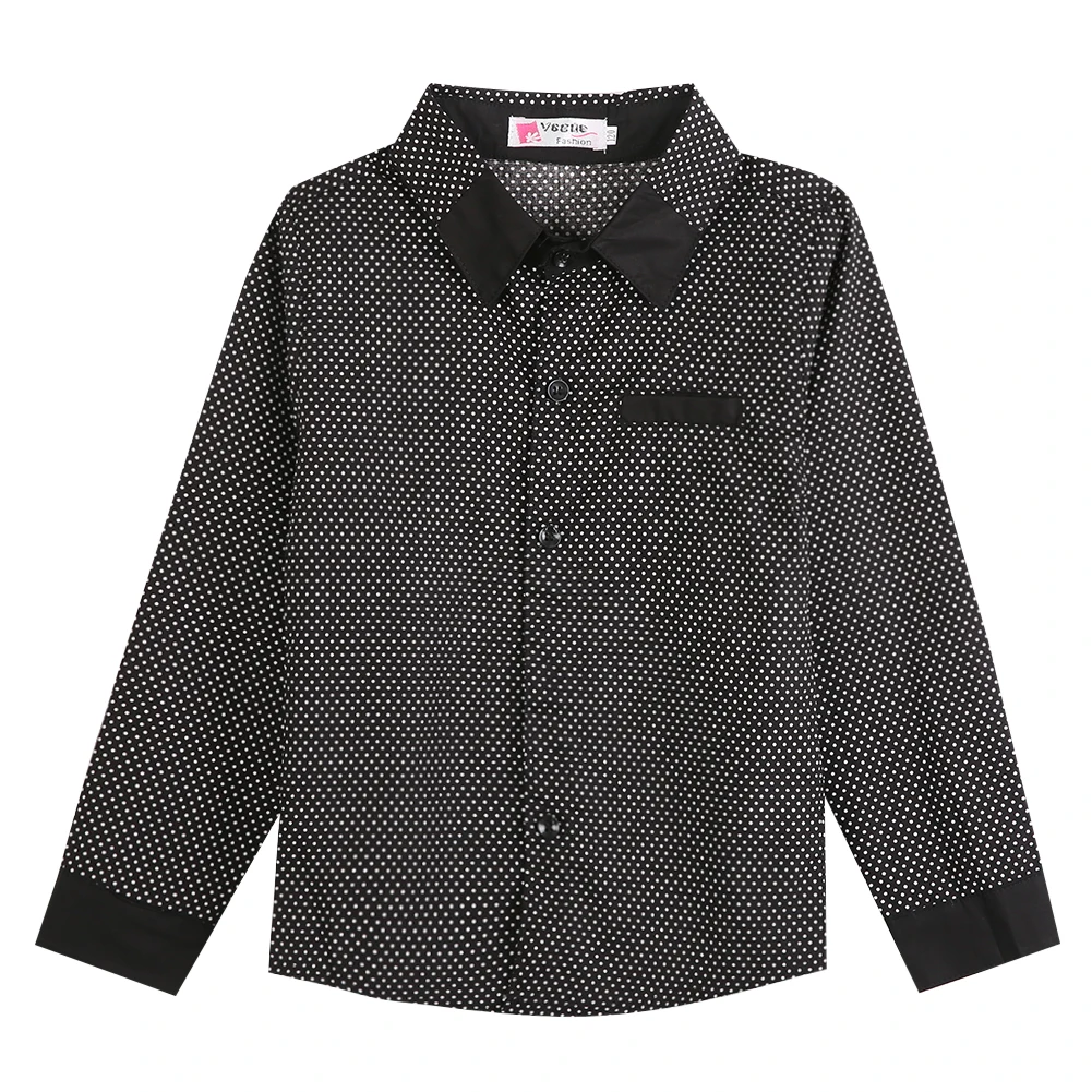 2017 Autumn Kids Boys Formal Polka Dot Turn-down Collar Shirt Plain Long Sleeved Casual Cotton Party Shirts
2017 Autumn Kids Boys Formal Polka Dot Turn-down Collar Shirt Plain Long Sleeved Casual Cotton Party Shirts