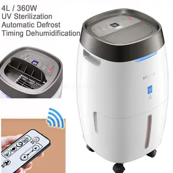 Electric Air Dehumidifier 4L10m Remote Control Air Dryer Auto Restart Moisture Absorber Light Indicator UV Sterilization
Electric Air Dehumidifier 4L10m Remote Control Air Dryer Auto Restart Moisture Absorber Light Indicator UV Sterilization