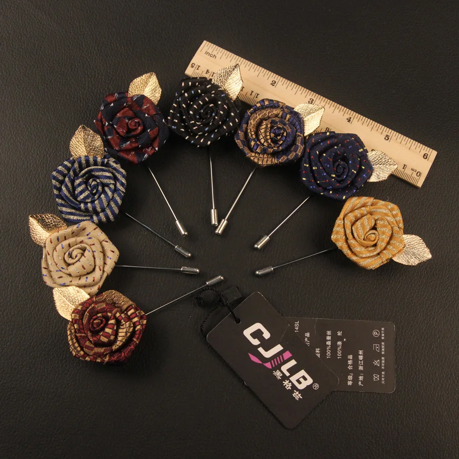 New Fashion Trendy Rose Flower Lapel Pins Floral Brooches for Women and Men Suits Handmade Brooch Christmas Gifts 20pcs/lot
New Fashion Trendy Rose Flower Lapel Pins Floral Brooches for Women and Men Suits Handmade Brooch Christmas Gifts 20pcs/lot