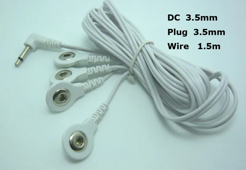 10pcs/lot 4 in 1 DC head 3.5mm TENS unit electrode lead wire/cable connecting wire with 3.5 Snap for tens therapy machine
10pcs/lot 4 in 1 DC head 3.5mm TENS unit electrode lead wire/cable connecting wire with 3.5 Snap for tens therapy machine