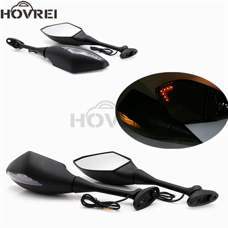 Motorcycle Rearview side Mirrors LED Turn Signals Lights Amber Indicators for Honda Yamaha Kawasaki ZX6R 636 7R 9R 10R mirror
Motorcycle Rearview side Mirrors LED Turn Signals Lights Amber Indicators for Honda Yamaha Kawasaki ZX6R 636 7R 9R 10R mirror