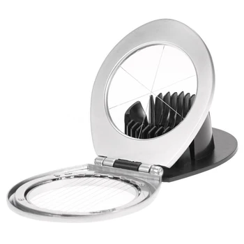HOT GCZW-Stainless Steel Egg Slicer Eggs Cutting 2 In 1 Slices & Wedges Kitchen Tool
HOT GCZW-Stainless Steel Egg Slicer Eggs Cutting 2 In 1 Slices & Wedges Kitchen Tool