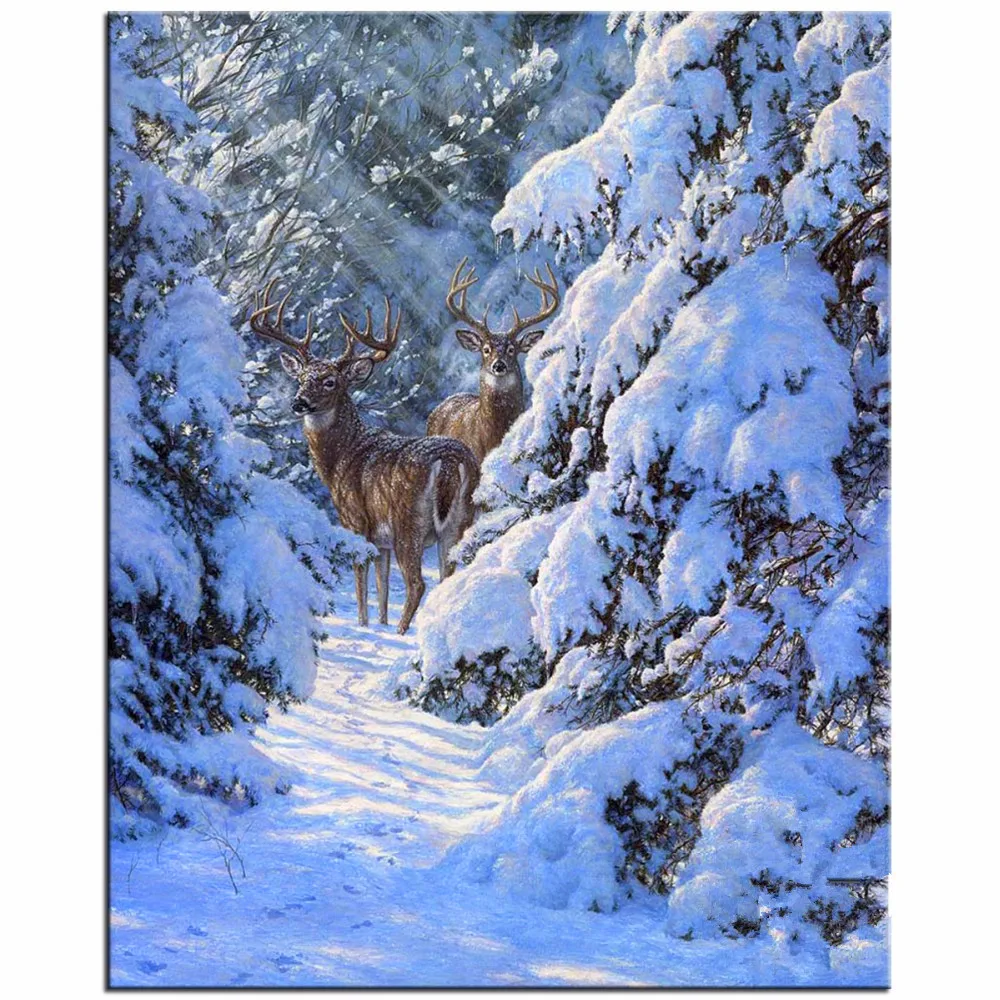Diamond Embroidery Beads Mosaic DIY Diamond Paintings Drill Rhinestone Hand Made Needlework By Numbers Winter Sentinels Pictures
Diamond Embroidery Beads Mosaic DIY Diamond Paintings Drill Rhinestone Hand Made Needlework By Numbers Winter Sentinels Pictures