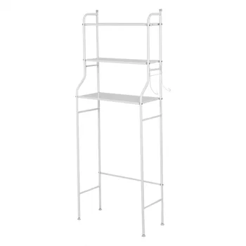 3-Tier Iron Toilet Towel Storage Rack Holder Over Bathroom Shelf Organizer for Store Shampoo/ Towel etc Accessory - White
3-Tier Iron Toilet Towel Storage Rack Holder Over Bathroom Shelf Organizer for Store Shampoo/ Towel etc Accessory - White