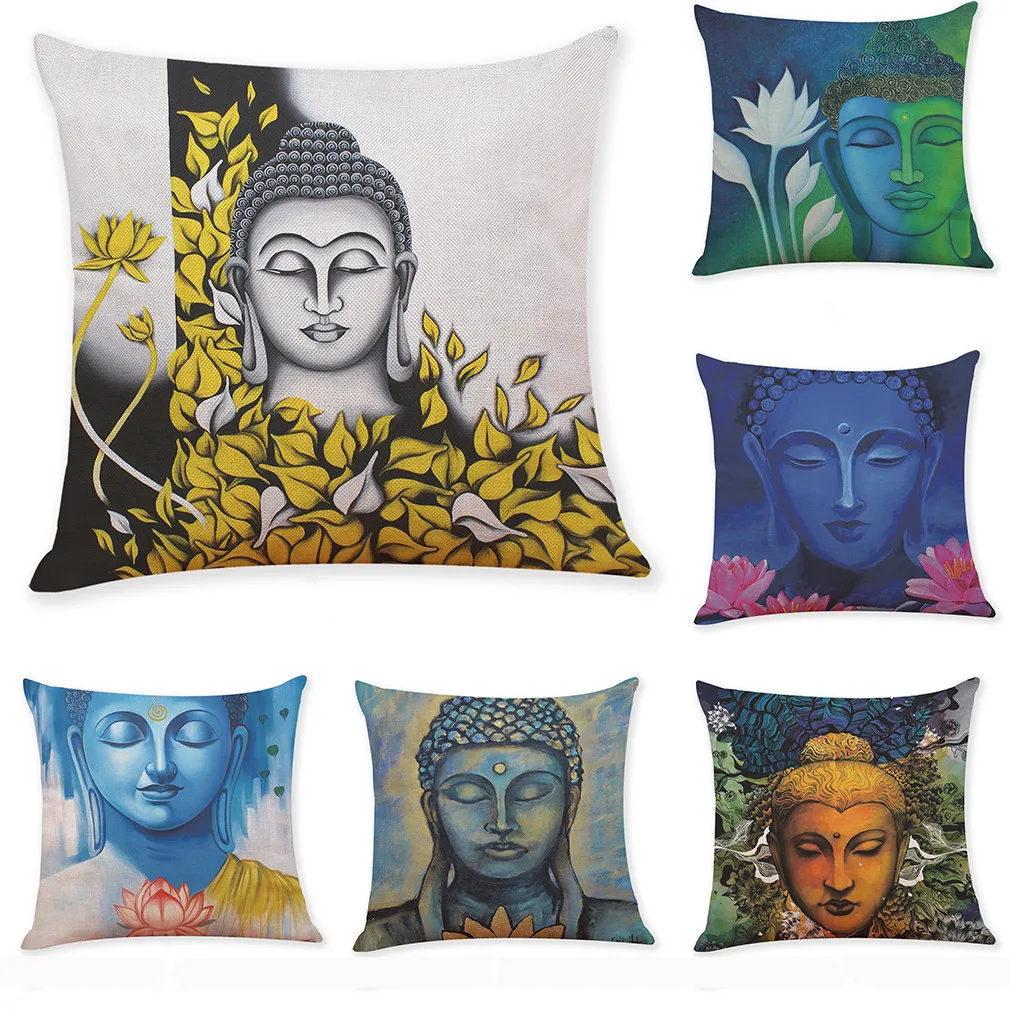 Buddha statue Printed Throw Pillow Case Decorative Pillows Cover For Sofa Seat Cushion Cover 45x45cm Home Decor
Buddha statue Printed Throw Pillow Case Decorative Pillows Cover For Sofa Seat Cushion Cover 45x45cm Home Decor