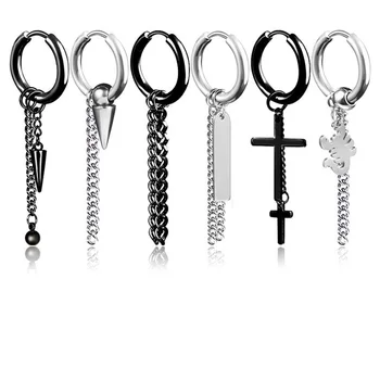 Fashion Popular Stainless Steel Stud Earrings Skull Cross Star Scorpion Tassel For Women Men Hip Hop Jewelry Gifts 2pieces
Fashion Popular Stainless Steel Stud Earrings Skull Cross Star Scorpion Tassel For Women Men Hip Hop Jewelry Gifts 2pieces