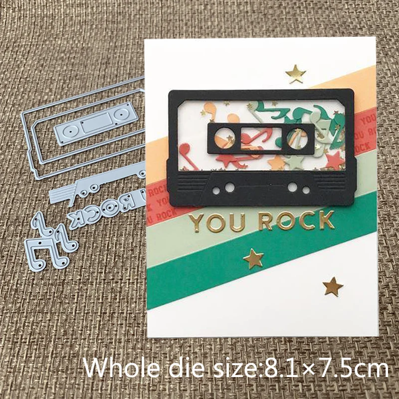 New Design Craft Metal Cutting Dies cut die Note radio tape rock word Scrapbooking Album DIY Paper Card Craft Embossing Die Cuts
New Design Craft Metal Cutting Dies cut die Note radio tape rock word Scrapbooking Album DIY Paper Card Craft Embossing Die Cuts