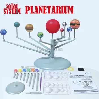 DIY Scale Models Nine planets Simulation Solar System Planetarium Model Kit Science Astronomy Project Early Educational toys
DIY Scale Models Nine planets Simulation Solar System Planetarium Model Kit Science Astronomy Project Early Educational toys