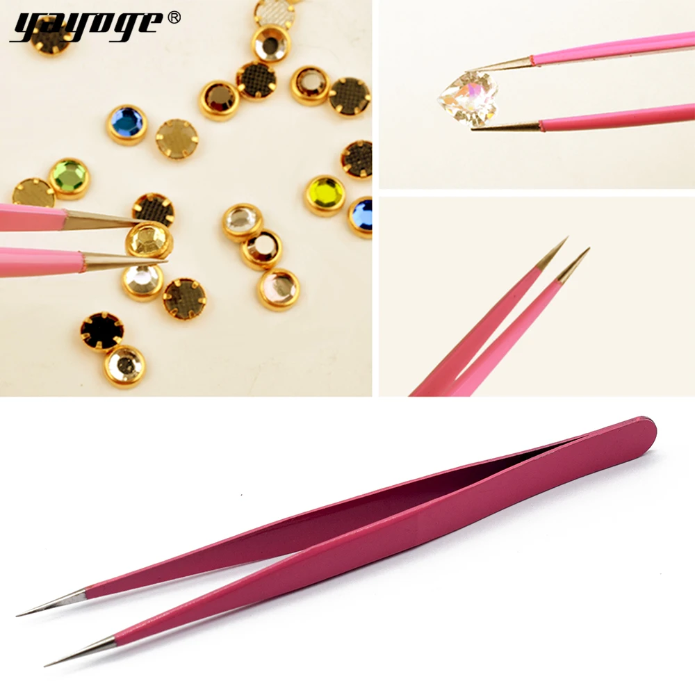 Yayoge Eyebrow Tweezer Stainless Steel Nails Picking tools Use for Small objects Rhinestones Gem Decor Eyelash Anti-static
Yayoge Eyebrow Tweezer Stainless Steel Nails Picking tools Use for Small objects Rhinestones Gem Decor Eyelash Anti-static