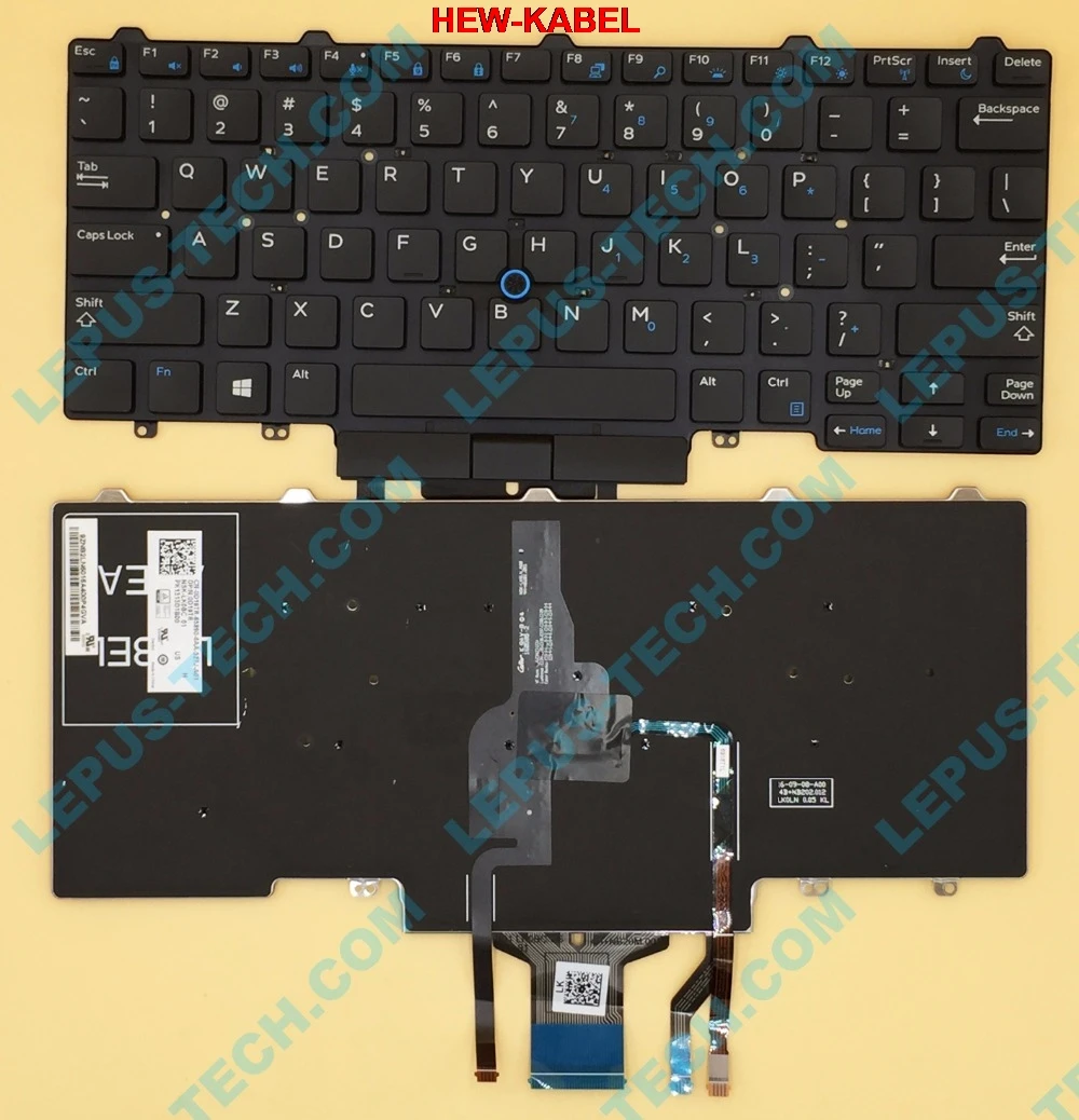 Original US Keyboard for DELL Latitude E3340 E5450 3340 E7450 keyboard with backlight trackpoint English keyboard
Original US Keyboard for DELL Latitude E3340 E5450 3340 E7450 keyboard with backlight trackpoint English keyboard