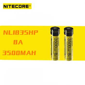 2pcs Nitecore NL1835HP 3500mAh 3.6V 8A 12.6Wh Rechargeable Battery Protected high performance Button Top for High Drain Devices
2pcs Nitecore NL1835HP 3500mAh 3.6V 8A 12.6Wh Rechargeable Battery Protected high performance Button Top for High Drain Devices