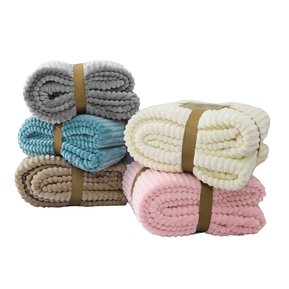 Jagdambe Striped Flannel Blankets For Beds Solid Coral Fleece Throw Winter Bed Linen Sofa Cover Bedspread Soft Fluffy Blankets
Jagdambe Striped Flannel Blankets For Beds Solid Coral Fleece Throw Winter Bed Linen Sofa Cover Bedspread Soft Fluffy Blankets