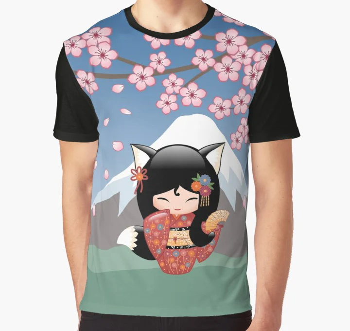 All Over Print T Shirt Men tshirt Japanese Kitsune Kokeshi Doll Full Print Big Print Graphic T-Shirt
All Over Print T Shirt Men tshirt Japanese Kitsune Kokeshi Doll Full Print Big Print Graphic T-Shirt