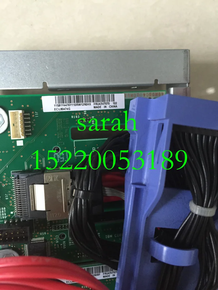 Genuine IBM x3850x5 59Y6135 server hard disk backplane FRU: 43V7070 kit original
Genuine IBM x3850x5 59Y6135 server hard disk backplane FRU: 43V7070 kit original