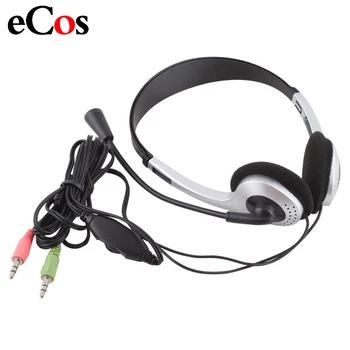 

Cheap Wired Gaming Earphone Headphone With Microphone 3.5mm Plug MIC VOIP Headset Skype for PC Computer Laptop #21228