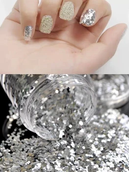Top ! Bling Silver 1mm Hexagon Glitter Powder Mix Pot Tip Decoration Gel UV Polish Nail Tools Body Crafts Decoration 10G/Jar
Top ! Bling Silver 1mm Hexagon Glitter Powder Mix Pot Tip Decoration Gel UV Polish Nail Tools Body Crafts Decoration 10G/Jar