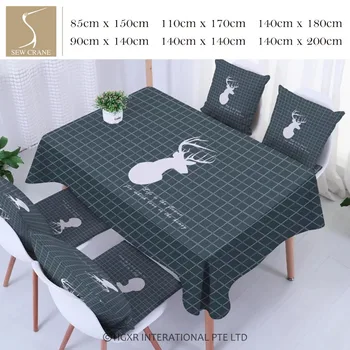 SewCrane Blue Deer Head Table Cloth Home Living Cotton Linen Tablecloth
SewCrane Blue Deer Head Table Cloth Home Living Cotton Linen Tablecloth