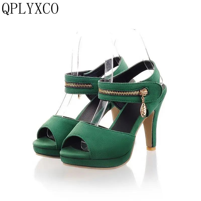 QPLYXCO Hot Sale New Big size Summer Peep Toe Ankle Strap Sweet High Heel Sandals Woman Charms Sandals Pumps Elegant shoes 513
QPLYXCO Hot Sale New Big size Summer Peep Toe Ankle Strap Sweet High Heel Sandals Woman Charms Sandals Pumps Elegant shoes 513