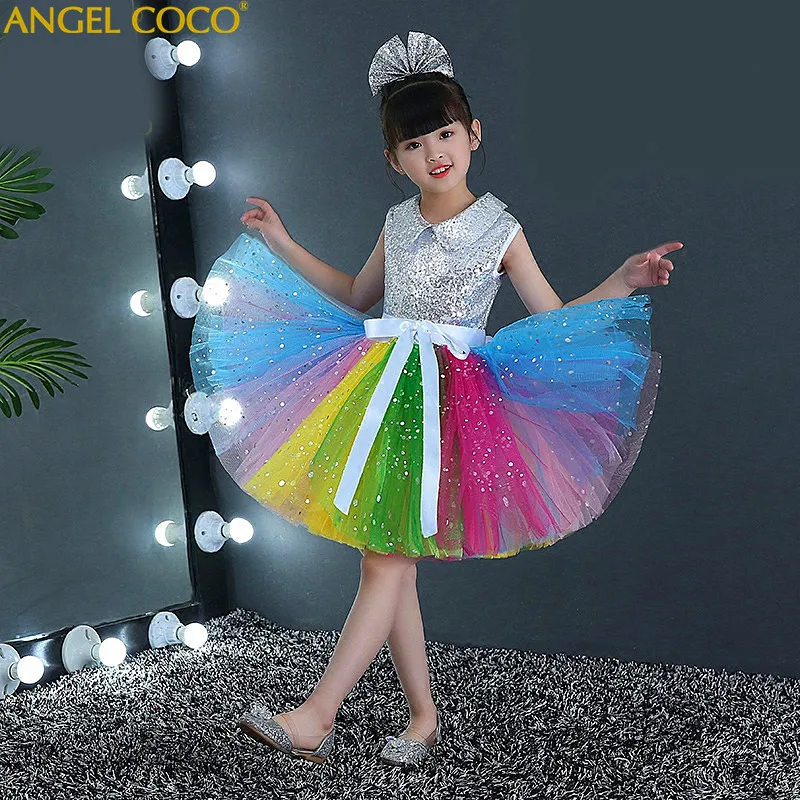 Flower Sequins Princess Toddler Girl Dress Summer 2019 Christmas Party Rainbow Tulle Dresses Clothes For Children 4-14 Birthday
Flower Sequins Princess Toddler Girl Dress Summer 2019 Christmas Party Rainbow Tulle Dresses Clothes For Children 4-14 Birthday