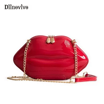 DIINOVIVO New Shoulder Bag Women's Handbags Patent Leather Lip Bags for Women 2020 Mini Chain Bolsa Feminina Hand Bag WHDV0473
DIINOVIVO New Shoulder Bag Women's Handbags Patent Leather Lip Bags for Women 2020 Mini Chain Bolsa Feminina Hand Bag WHDV0473