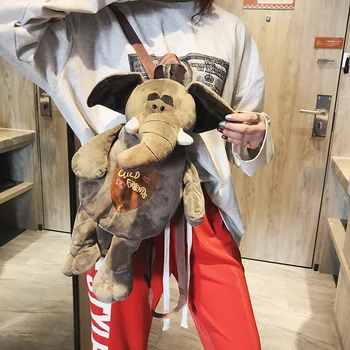 Bags for women New dolls like shoulder bag female Korean version of the cute cartoon bag plush doll personality backpack 
Bags for women New dolls like shoulder bag female Korean version of the cute cartoon bag plush doll personality backpack