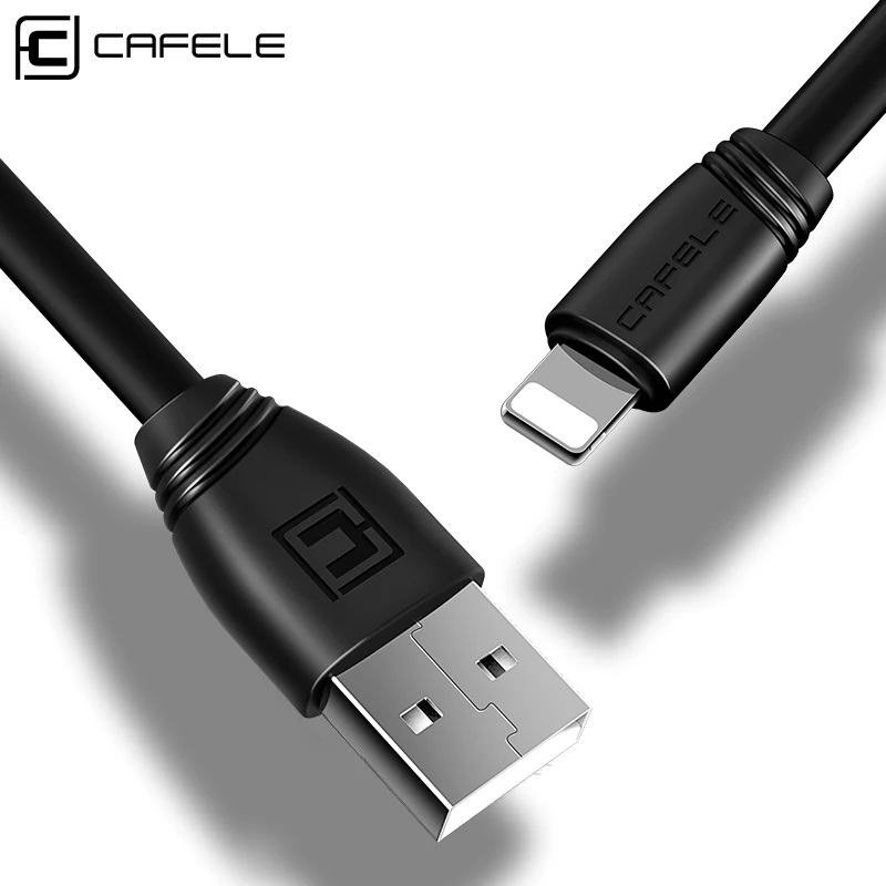 CAFELE USB Cable for iphone XR XS Max X 8 7 6 Plus 5S USB Charging Data Sync Usb Cable Durable Fadeless TPE 5V 2.1A 50CM / 120CM
CAFELE USB Cable for iphone XR XS Max X 8 7 6 Plus 5S USB Charging Data Sync Usb Cable Durable Fadeless TPE 5V 2.1A 50CM / 120CM