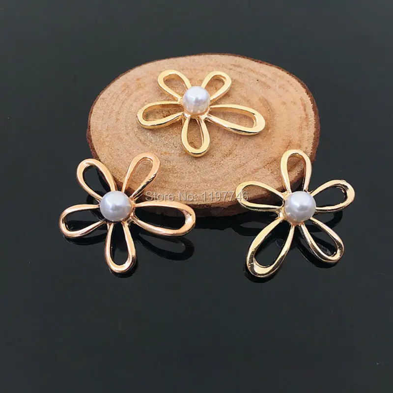 Flower Pearl Embellishments Lucky Flower Flatback Rhinestones Button Gold Tone Alloy Metal Pendant Scrapbook Craft 10pcs 26x28mm
Flower Pearl Embellishments Lucky Flower Flatback Rhinestones Button Gold Tone Alloy Metal Pendant Scrapbook Craft 10pcs 26x28mm
