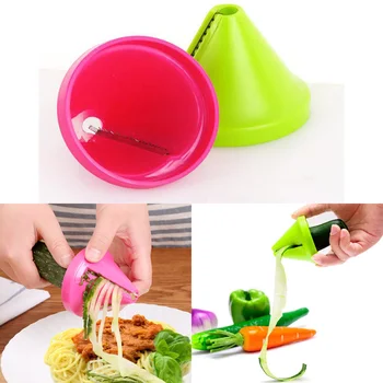 Gadget Funnel Model Spiral Vegetable Slicer Vegetable Shred Device Cooking Salad Carrot Radish Cutter Accessories Kitchen Tools
Gadget Funnel Model Spiral Vegetable Slicer Vegetable Shred Device Cooking Salad Carrot Radish Cutter Accessories Kitchen Tools