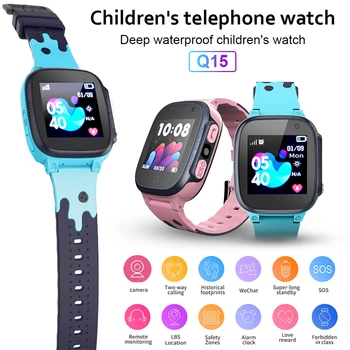 Q15 Kids Smart Watch Assured Safety Zones Waterproof Cute Cartoon Colorful Camera Two-way Calling Child Birthday Gift Smartwatch
Q15 Kids Smart Watch Assured Safety Zones Waterproof Cute Cartoon Colorful Camera Two-way Calling Child Birthday Gift Smartwatch