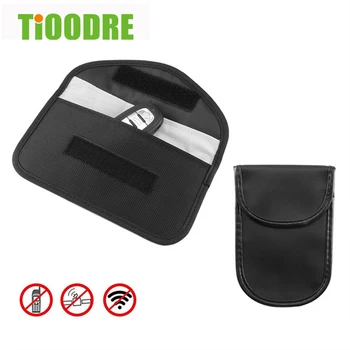 TiOODRE Signal Blocking Bag Car Fob Signal Blocker Faraday Bag Shielding Pouch Wallet Case For ID CardCell Phone Protection
TiOODRE Signal Blocking Bag Car Fob Signal Blocker Faraday Bag Shielding Pouch Wallet Case For ID CardCell Phone Protection