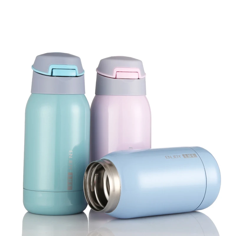 Vacuum Thermos Bottle With Straw 304 Stainless Steel Baby Feeding Cup Drinker Bottle Leakproof Portable Tumblers 260ML
Vacuum Thermos Bottle With Straw 304 Stainless Steel Baby Feeding Cup Drinker Bottle Leakproof Portable Tumblers 260ML