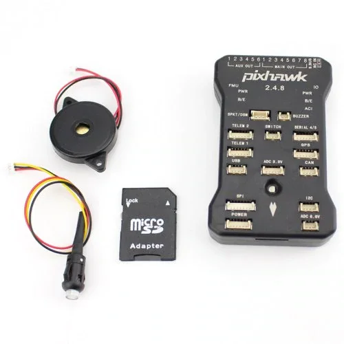 Holybro Pixhawk PX4 2.4.8 Flight Controller 32 Bit ARM PX4FMU PX4IO Combo for RC Drone FPV Racing - Black PIX4+M8N GPS
Holybro Pixhawk PX4 2.4.8 Flight Controller 32 Bit ARM PX4FMU PX4IO Combo for RC Drone FPV Racing - Black PIX4+M8N GPS