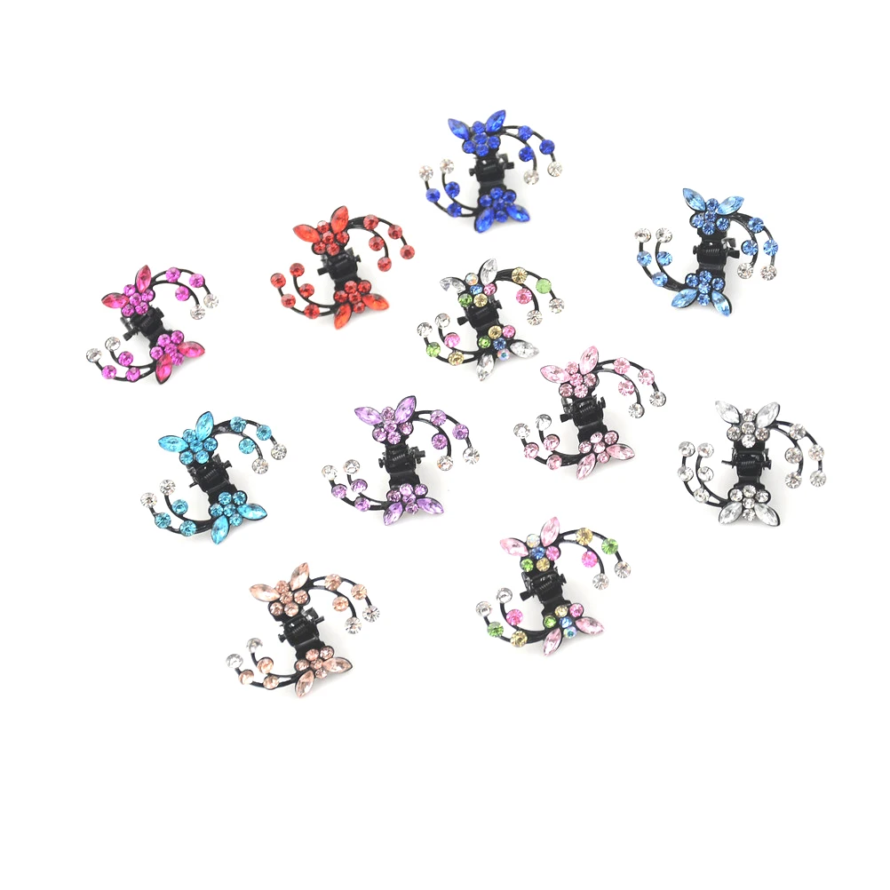 6 Pcs/lot Mini Girl Cute Metal Rhinestone Hair Claws Fashion Crystal Snowflake Hair Clips
6 Pcs/lot Mini Girl Cute Metal Rhinestone Hair Claws Fashion Crystal Snowflake Hair Clips