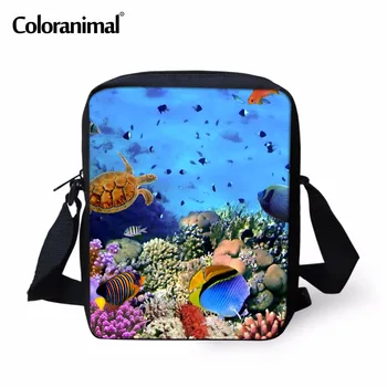 Coloranimal Cute Sea Animal Tropical Fish Print Children Mini Messenger Shoulder Bags School Bags for Boys Girls Crossbody Bags
Coloranimal Cute Sea Animal Tropical Fish Print Children Mini Messenger Shoulder Bags School Bags for Boys Girls Crossbody Bags