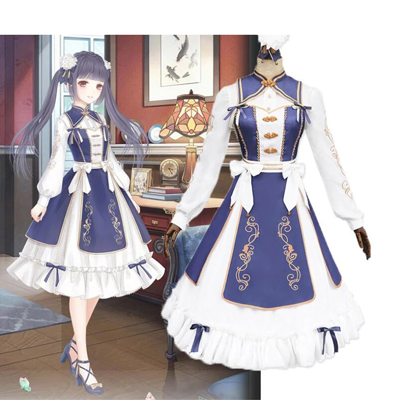 Kawaii Anime Miracle Nikki Lolita Cosplay Dress With Wig For Women Girl Halloween Party Costume Set Fairy Game Clothing
Kawaii Anime Miracle Nikki Lolita Cosplay Dress With Wig For Women Girl Halloween Party Costume Set Fairy Game Clothing