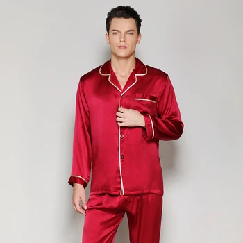 men's silk pajama sets2017solid color brand new fashion red blue 100% silk stain sleepwears male sleep&lounge pajamas plus size
men's silk pajama sets2017solid color brand new fashion red blue 100% silk stain sleepwears male sleep&lounge pajamas plus size