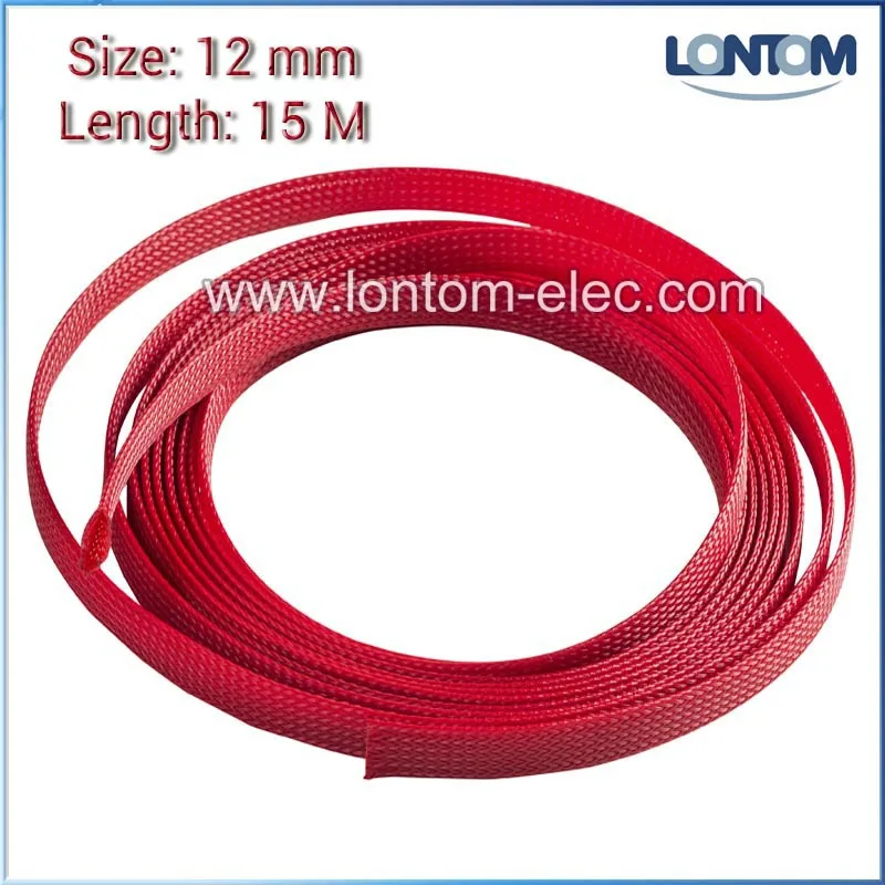 12mm 15M Red PET Braided Expandable Sleeving Computer Cable Sleeve High Density Sheathing
12mm 15M Red PET Braided Expandable Sleeving Computer Cable Sleeve High Density Sheathing