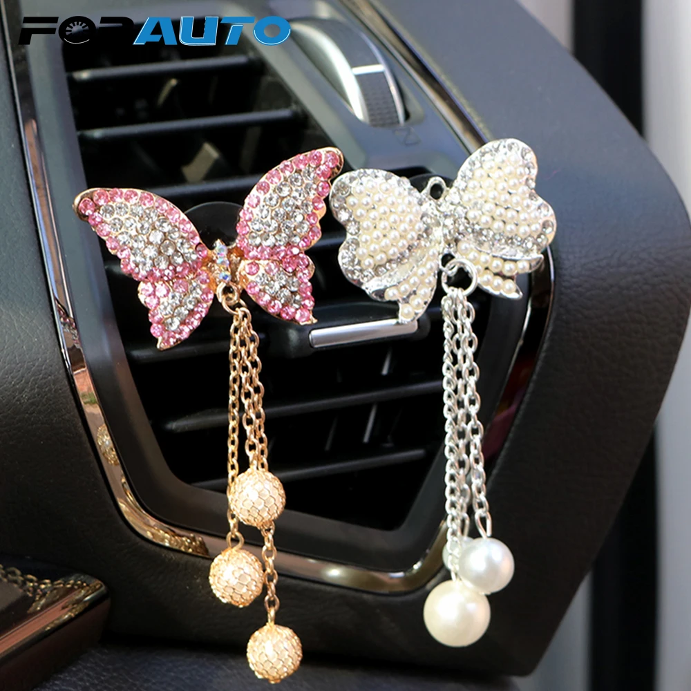 FORAUTO Car Air Freshener Car Air Vent Perfume Crystal Car-styling Solid Fragrance Cute Butterfly Shape Perfumes Auto Decors
FORAUTO Car Air Freshener Car Air Vent Perfume Crystal Car-styling Solid Fragrance Cute Butterfly Shape Perfumes Auto Decors