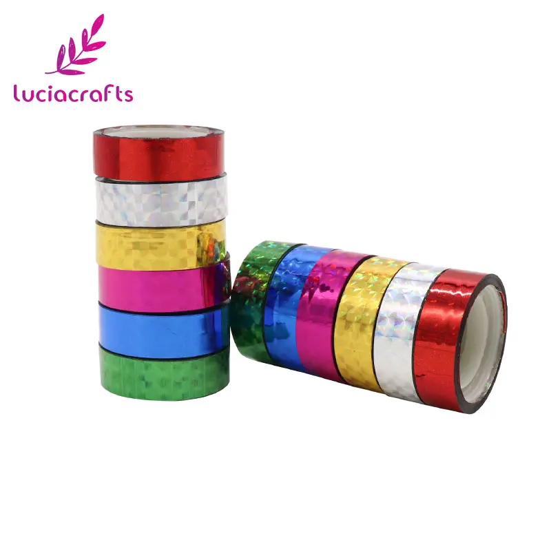 Lucia crafts 1.2cm*9m prism Hoop Holographic Tape For Gift Packing Adhesive Laser Tape 12pcs/lot I1005
Lucia crafts 1.2cm*9m prism Hoop Holographic Tape For Gift Packing Adhesive Laser Tape 12pcs/lot I1005
