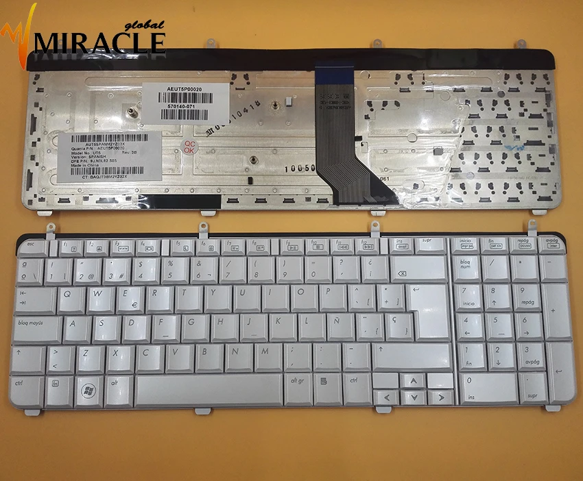 Repair You Life Laptop keyboard for HP Pavilion DV7-2000 DV7-2100 DV7-2200 SP layout Glossy replacement keyboard white Original
Repair You Life Laptop keyboard for HP Pavilion DV7-2000 DV7-2100 DV7-2200 SP layout Glossy replacement keyboard white Original