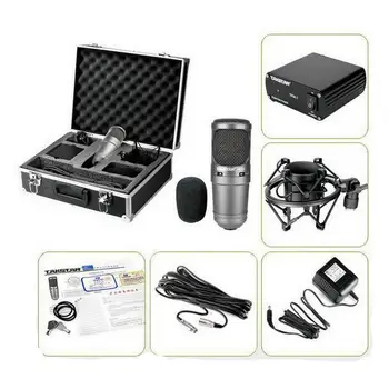 TAKSTAR SM-7B-L narration-style professional recording condenser microphone with shock mount and power supply ,aluminum suitcase
TAKSTAR SM-7B-L narration-style professional recording condenser microphone with shock mount and power supply ,aluminum suitcase