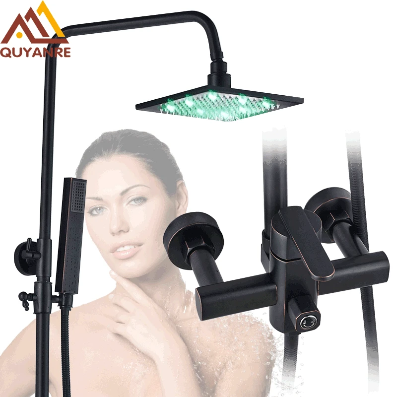 Shower Faucet Led Changing Shower Set Rainfall Shower Head ABS handheld Shower Single Handle Mixer Tap Bathroom Bath
Shower Faucet Led Changing Shower Set Rainfall Shower Head ABS handheld Shower Single Handle Mixer Tap Bathroom Bath