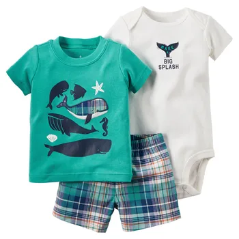 Newborn Infant Baby girl clothes 3pcs set T-shirt + Bodysuit+ Shorts Toddle Baby Boy 3 PCS Suit Kids girls clothing
Newborn Infant Baby girl clothes 3pcs set T-shirt + Bodysuit+ Shorts Toddle Baby Boy 3 PCS Suit Kids girls clothing