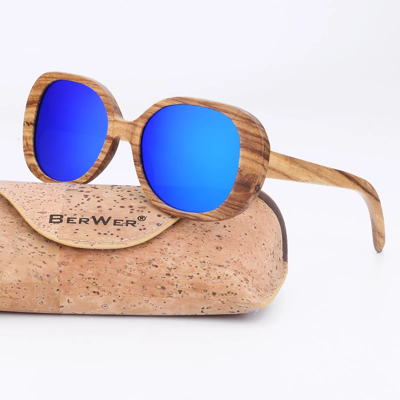 BerWer zebra wood Sunglasses Wood Polarized Sunglasses Women UV400 Protection wooden sunglasses with case
BerWer zebra wood Sunglasses Wood Polarized Sunglasses Women UV400 Protection wooden sunglasses with case