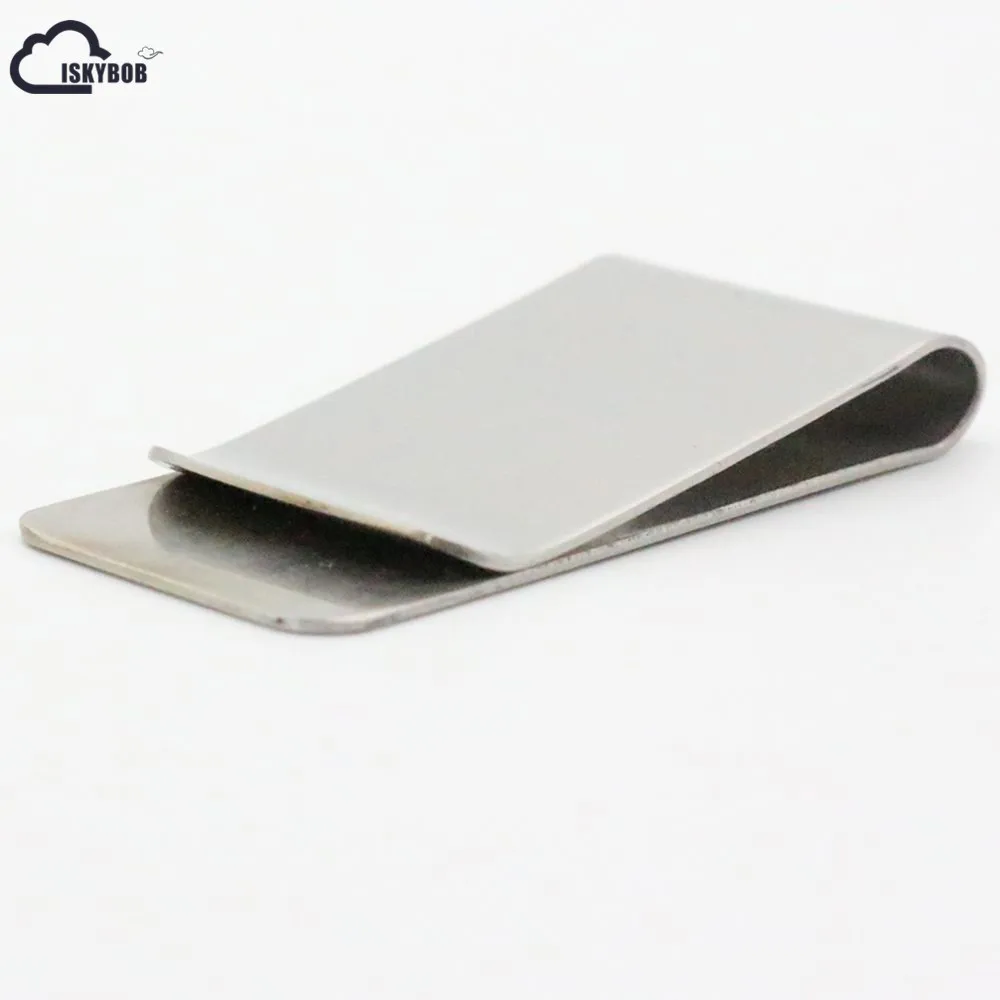 ISKYBOB Glossy Mini Stainless Steel Slim Money Clip Purse Wallet Credit Card Cash Holder
ISKYBOB Glossy Mini Stainless Steel Slim Money Clip Purse Wallet Credit Card Cash Holder