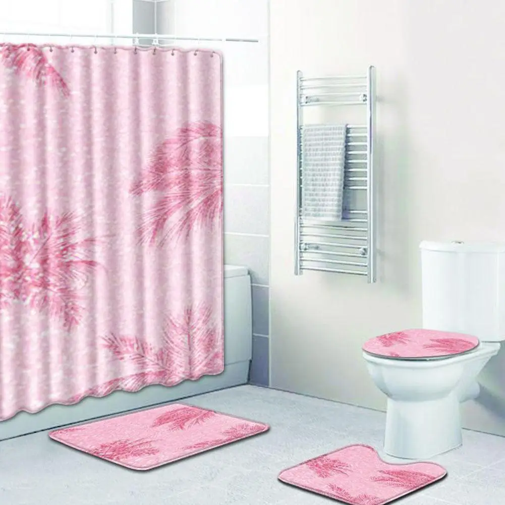 4pcs / set starfish Printed Pattern Shower Curtain Pedestal Carpet Lid Toilet Cover Mat Bath Mat Set Bathroom Curtains with 12 hooks
4pcs / set starfish Printed Pattern Shower Curtain Pedestal Carpet Lid Toilet Cover Mat Bath Mat Set Bathroom Curtains with 12 hooks