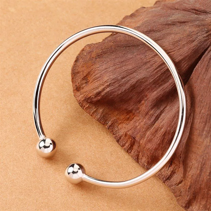 Fashion 1Pc Women Bangle Simple Opening Hot Sale Golden/Silvery New Alloy Graceful Round Jewelry Gift Big Ball
Fashion 1Pc Women Bangle Simple Opening Hot Sale Golden/Silvery New Alloy Graceful Round Jewelry Gift Big Ball
