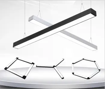 LED chandelier office lighting lighting hanging line modern minimalist restaurant strip aluminum chandelier project led lights
LED chandelier office lighting lighting hanging line modern minimalist restaurant strip aluminum chandelier project led lights